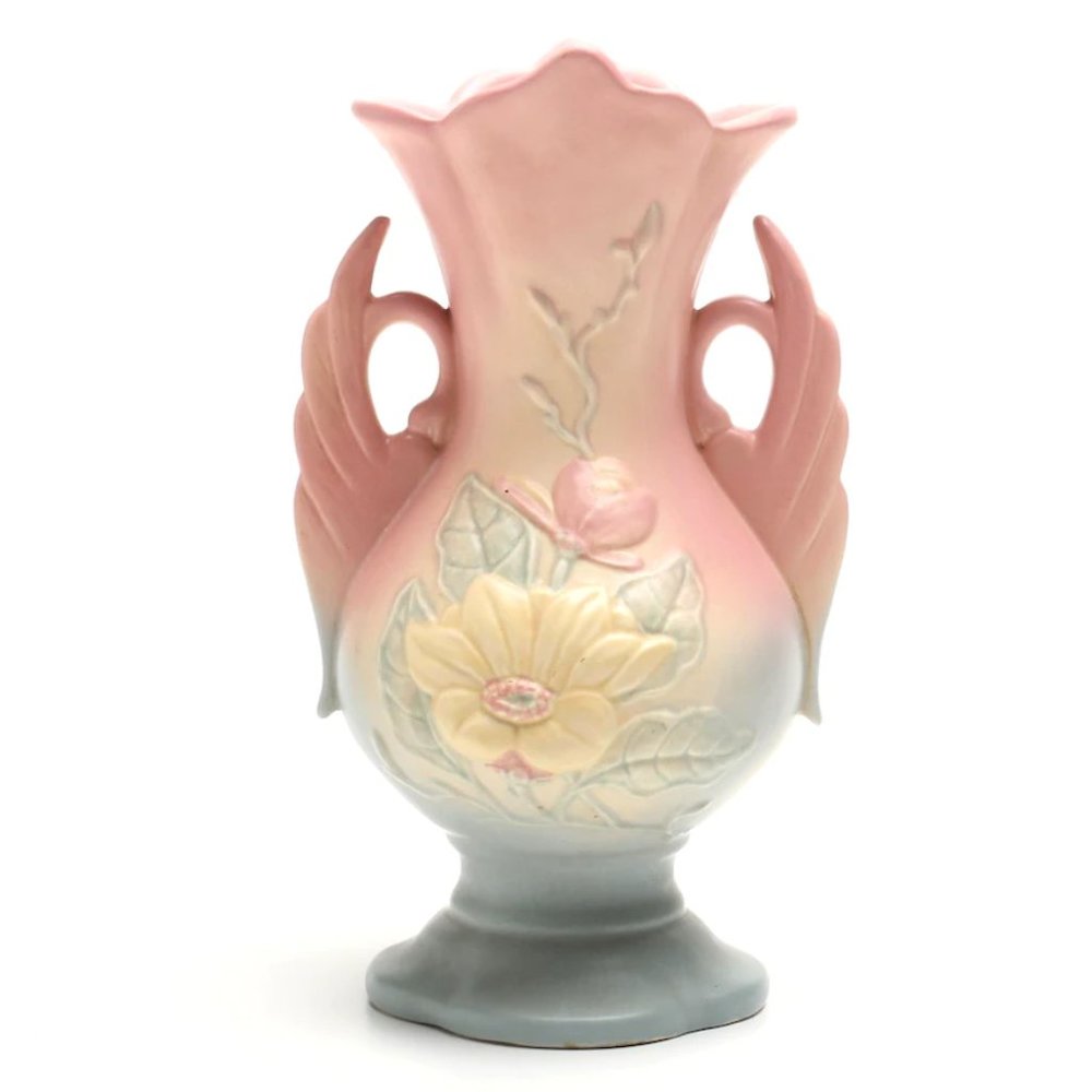 **"Flying Elegance" - The Pottery with Wings! A Rare Hull Pottery Vase! 17.5" H